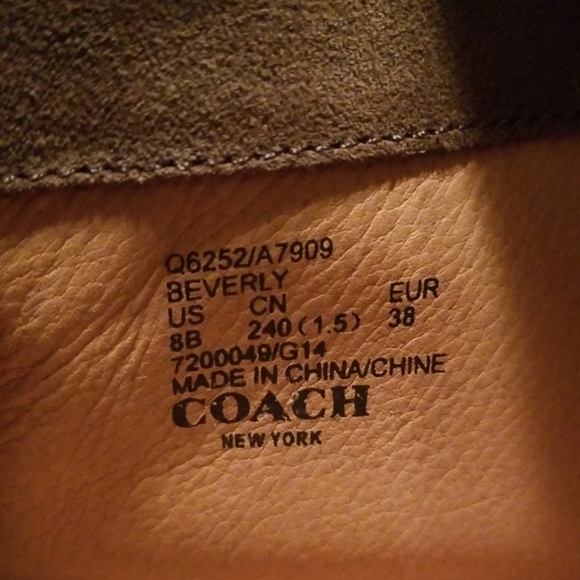 NEW Coach Boots, 8 - Picture 7 of 8
